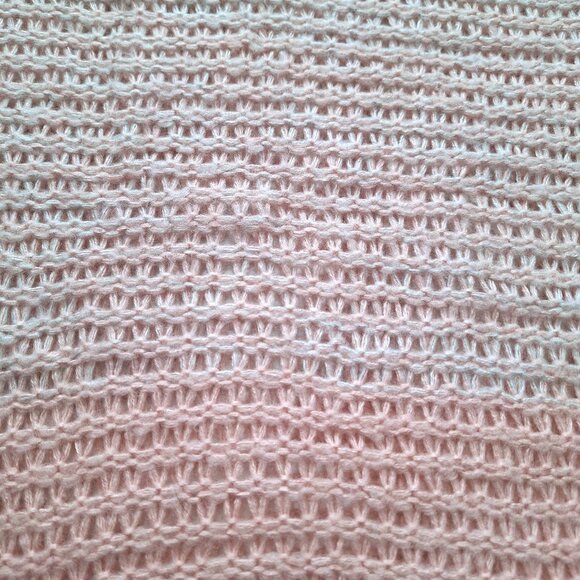ONLY Ombre Pink Open Knit Sweater - Picture 3 of 8